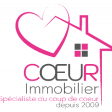 Logo Coeur Immobilier, agence immobilière dans le Calvados